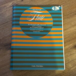 Carl Fischer Solos for Flute Book